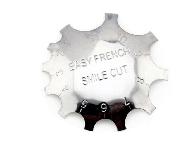 Easy french smile cutter