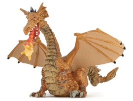 vuurspuwende gouden draak 39095
