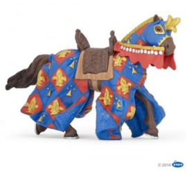 paard Fleur de lys blauw 39787