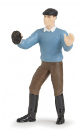 man met borstel 51557