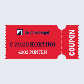 € 20,00 kortingscoupon