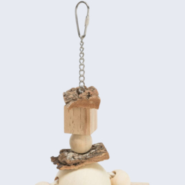 Trixie houten 4 poot mobiel met touw