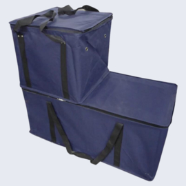 TT tas voor 2 kooien blauw