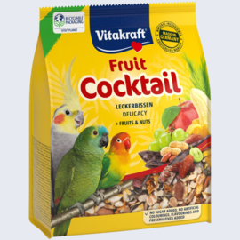 Vitakraft Fruit Cocktail voor grote parkieten en (dwerg)papegaaien 250 gram