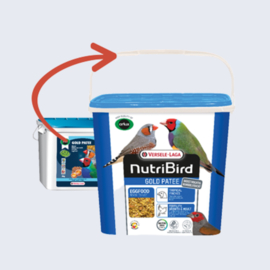 Orlux eivoer Gold Patee (vet) voor tropische vogels 5kg