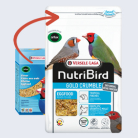 Orlux eivoer voor tropische vogels