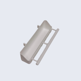 Hangbak wit kunststof 18 cm