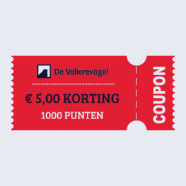 € 5,00 kortingscoupon