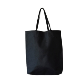 Shopper Plain XL NO words - Nero