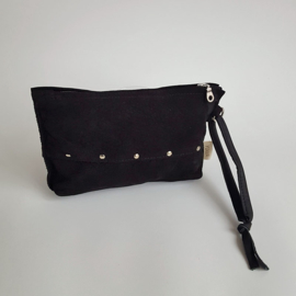 Clutch/ Envelope  ONE Nubuck Sparkle