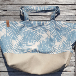 Zomertas Summerbreeze Palm Leave Aqua