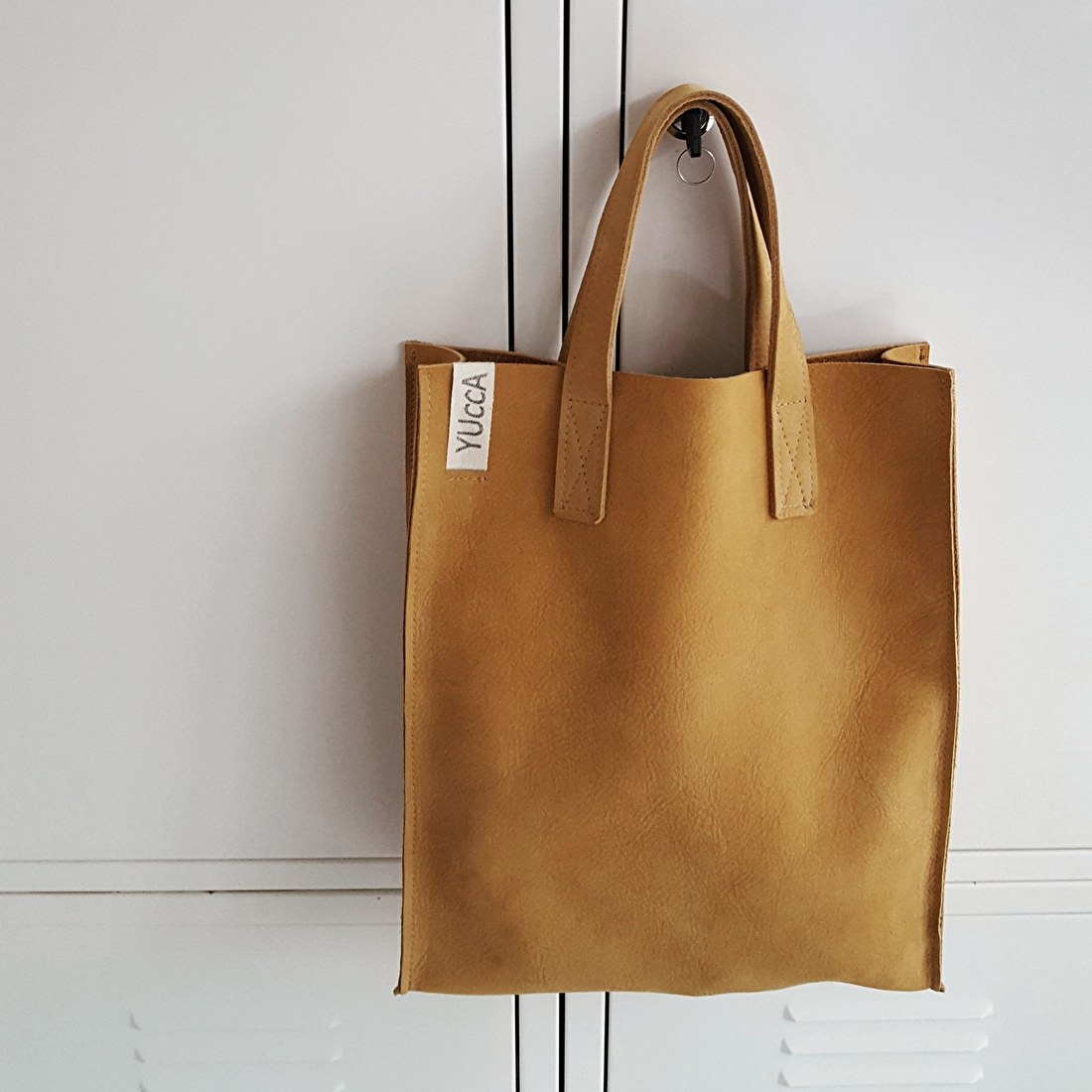 leren shopper stoer