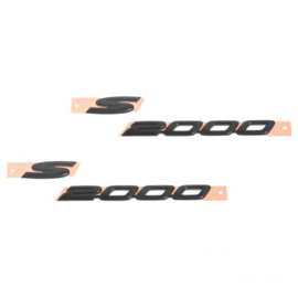 Logo S2000 CR embleem zwart