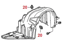 Wielkuip clips 10 stuks