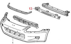 Demper voorbumper (04-09)
