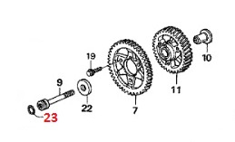 O ring pakking distributie tandwiel