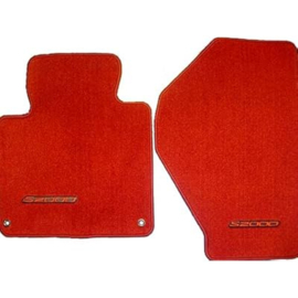 2 delige mattenset - rood - R145L