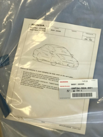 Honda S2000 Auto hoes cover (blauw)