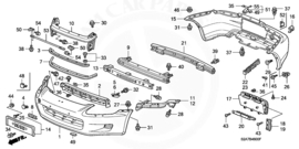Kenteken houder voorzijde (99-09)