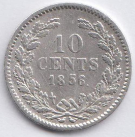 E - 10 Cent 1856 (6) ZF-/ZF