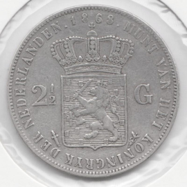 J - 2½ Gulden 1868 (6) ZF
