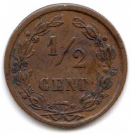 A - ½ Cent 1900 (7) FR+/ZF