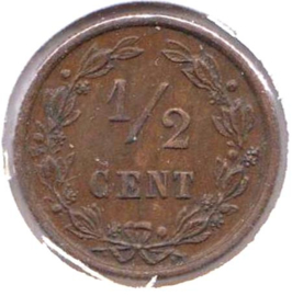 A - ½ Cent 1900 (4) PR