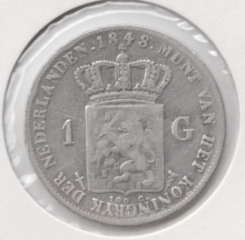 H - 1 Gulden 1848 (7) FR+
