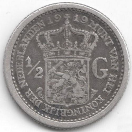 G - ½ Gulden 1919 (6) ZF