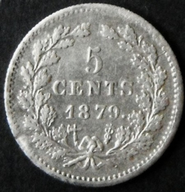 D - 5 cent 1879 (6) ZF
