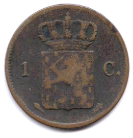 B - 1 Cent 1828 Utrecht (8) FR
