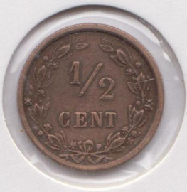 A - ½ Cent 1885 (7) ZF-