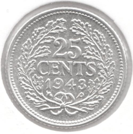F - 25 Cent 1943 PE (2) UNC