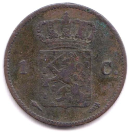 B - 1 Cent 1823 Utrecht (8) FR