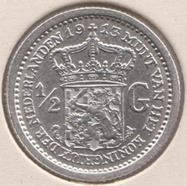 G - ½ Gulden 1913 (3) PR+