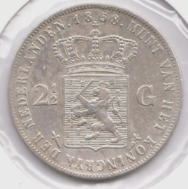 J - 2½ Gulden 1858 (5) ZF+