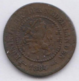 A - ½ Cent 1884 (8) FR