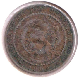 B - 1 Cent 1904 (5) ZF+