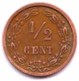 A - ½ Cent 1898 (6) ZF