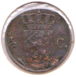 A - ½ Cent 1832 a (5) ZF/ZF+
