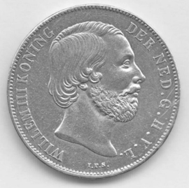 Koning Willem III - 1 Gulden