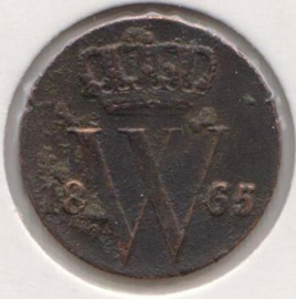 A - ½ Cent 1865 (7) FR/ZF