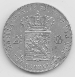 J - 2½ Gulden 1872 (5) PR-