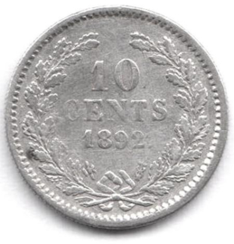 E - 10 Cent 1892 (7) FR+/ZF