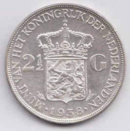 J - 2½ Gulden 1938 GH (3) PR+