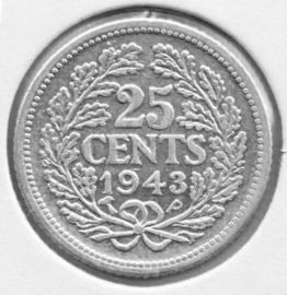 F - 25 cent 1943 PE (6) ZF