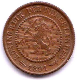 Koningin Wilhelmina - ½ Cent