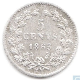 D - 5 cent 1863 (2) UNC