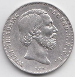 G - ½ gulden 1858 (5) PR-/PR