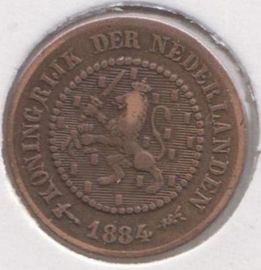 A - ½ Cent 1884 (6) ZF+